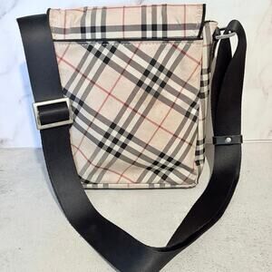 Burberry Blue Label Crossbody Bag – Authentic Nova Check Pattern